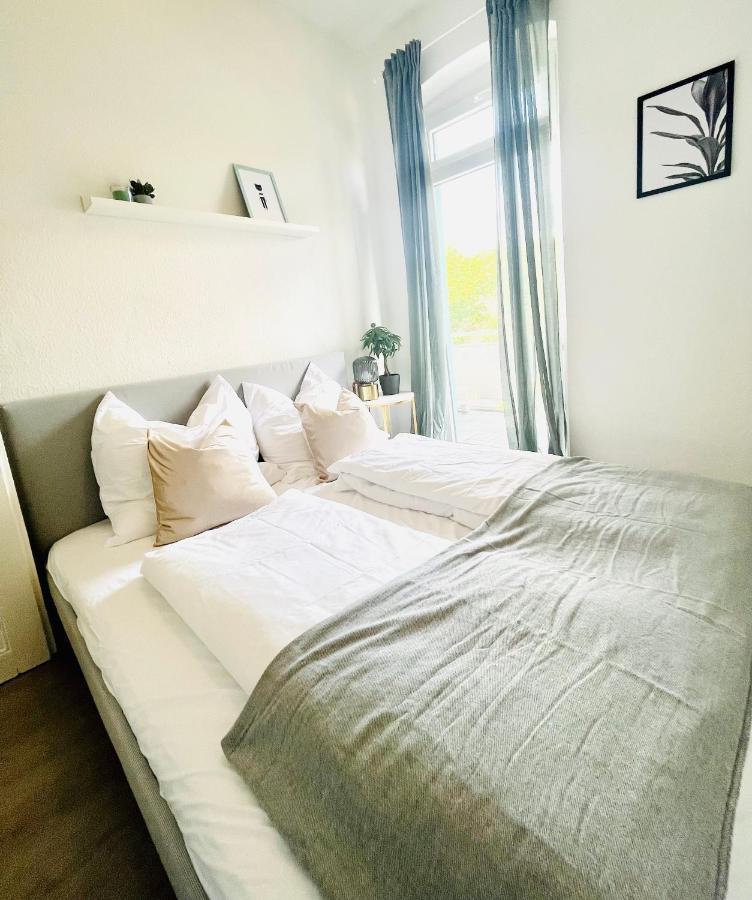Renoviertes Apartment In Zentraler Lage - Wlan, Smart-Tv, Kueche, Balkon Und Queensize-Bett Fuer 4 Gaeste 에르푸르트 외부 사진